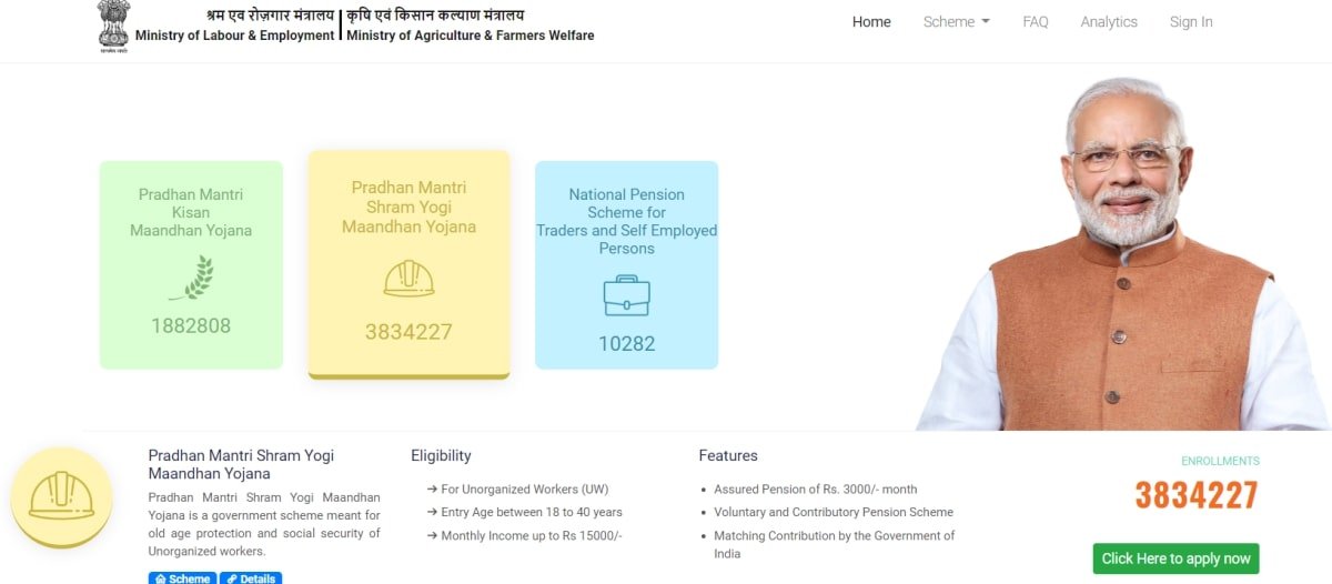 PM Maandhan Yojana