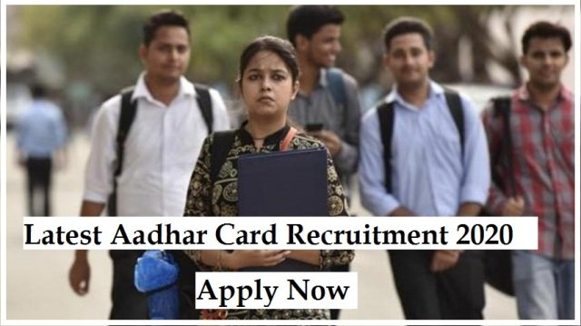 Aadhar Card Recruitment 