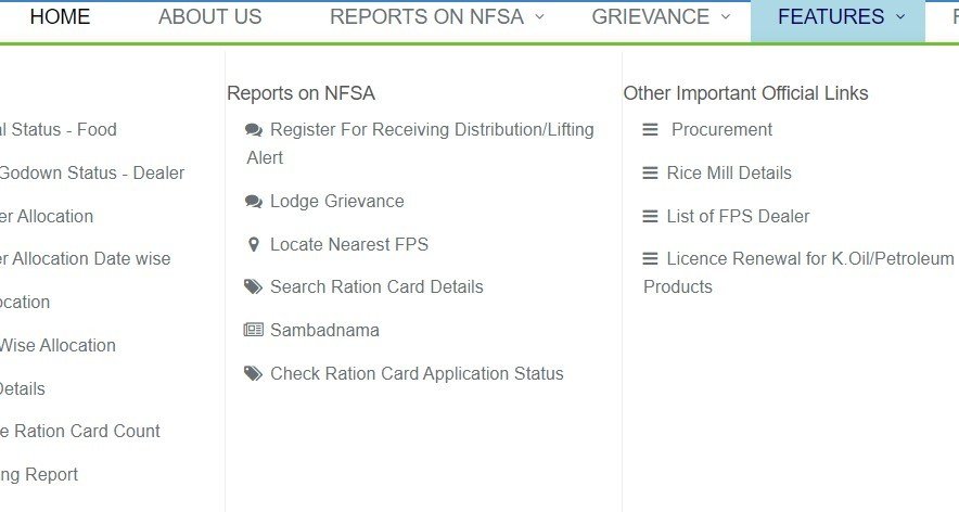 WB Ration Card Application Status