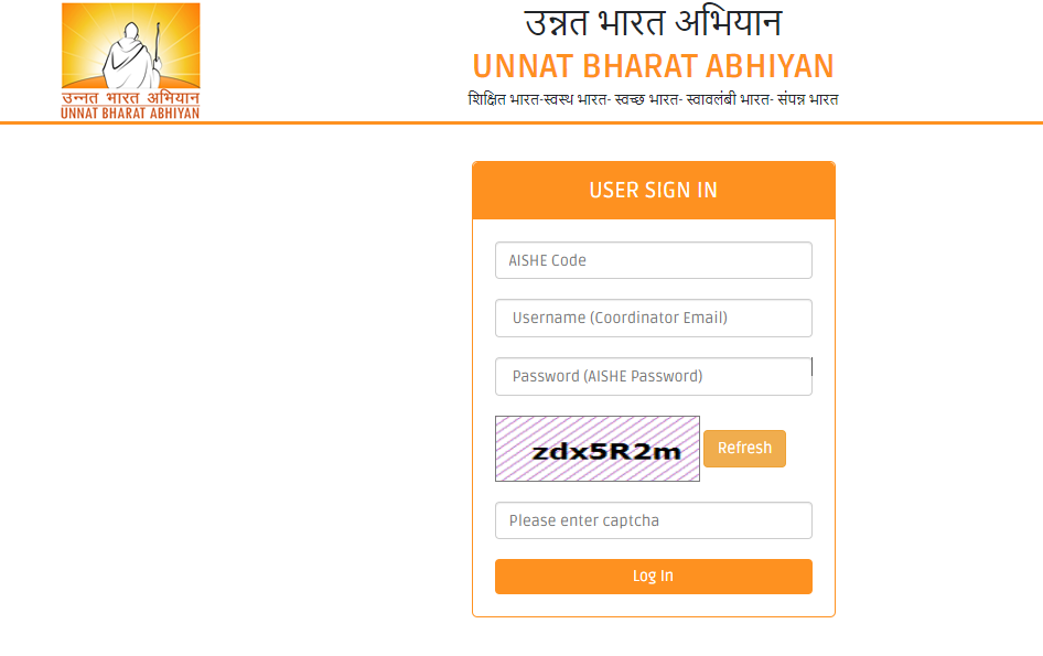 Unnat Bharat Abhiyan Login 