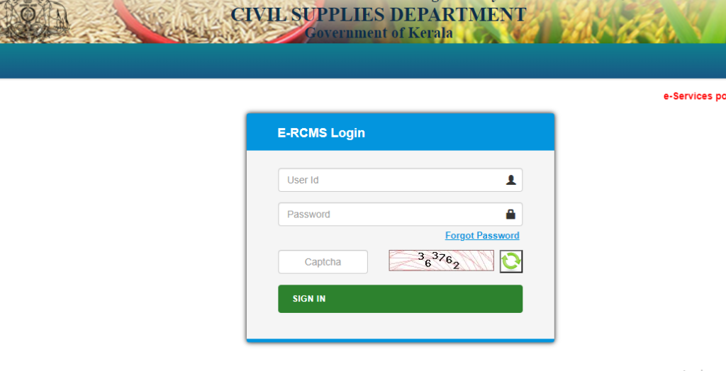 Department Login 