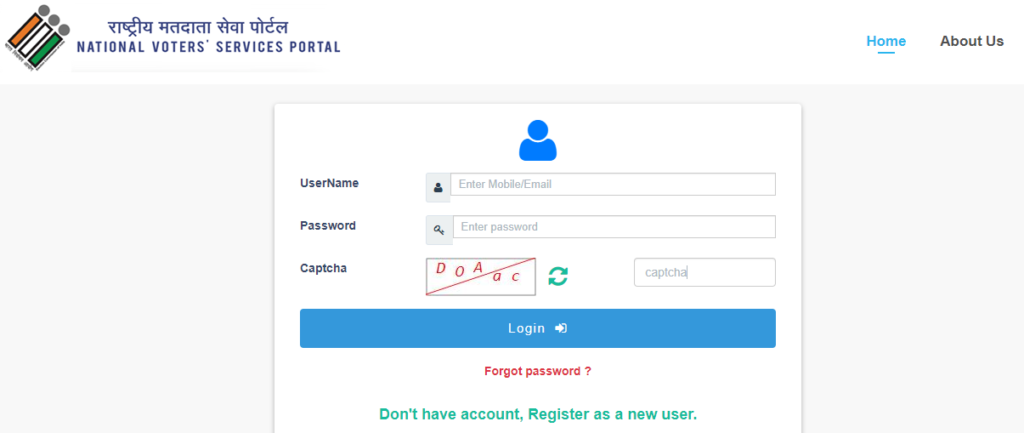 NVSP Login 