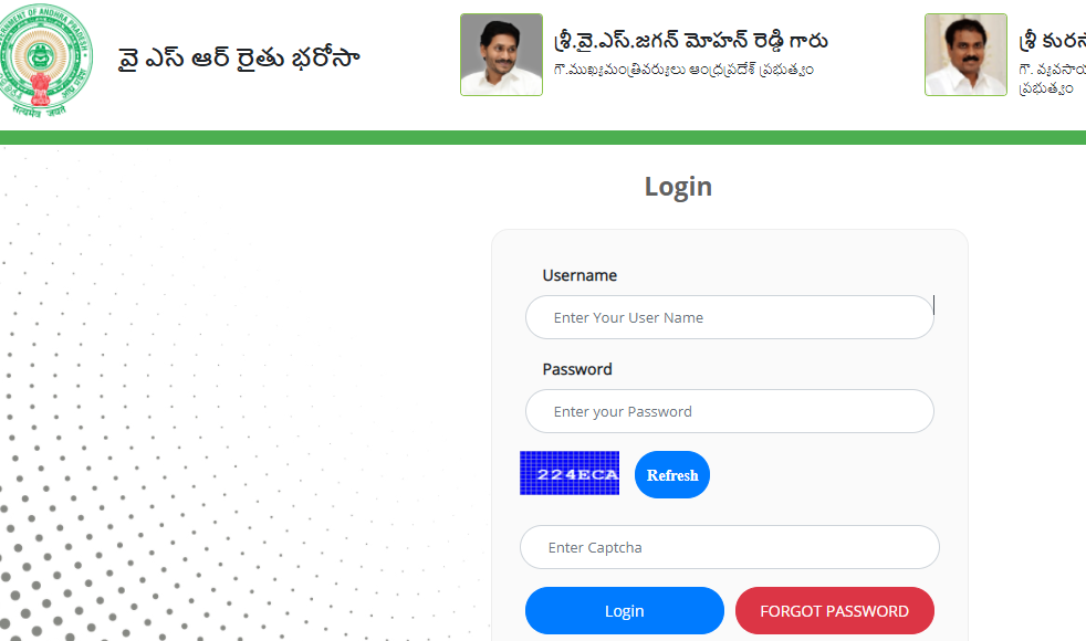 Rythu Bharosa Login 